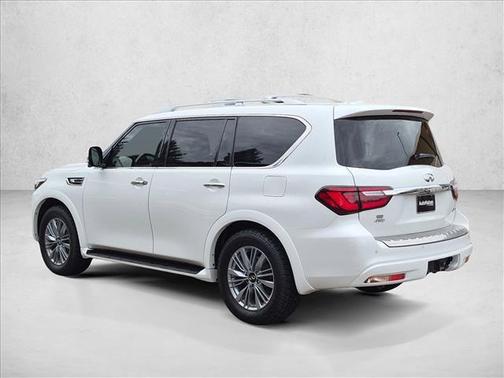 Moonstone White 2022 INFINITI QX80 Luxe