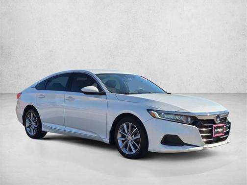Platinum White Pearl 2022 Honda Accord LX 1.5T