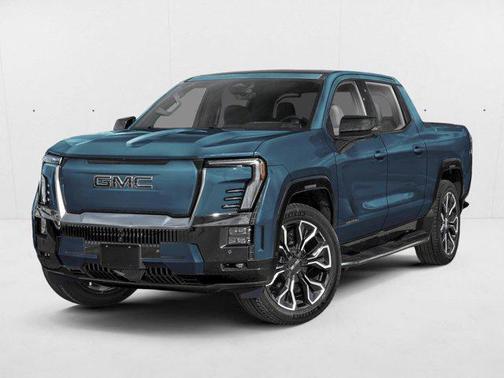 Deep Ocean Metallic 2026 GMC Sierra EV Max Range AT4