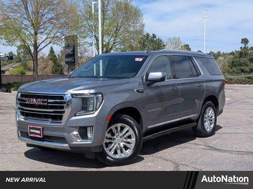 Satin Steel Metallic 2022 GMC Yukon SLT