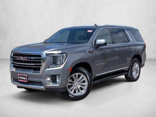 Satin Steel Metallic 2022 GMC Yukon SLT