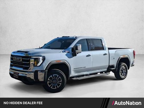 Glacier White Tricoat 2026 GMC Sierra 2500 SLT
