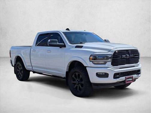 Bright White Clearcoat 2020 RAM 3500 Laramie Crew Cab 4x4 6'4' Box