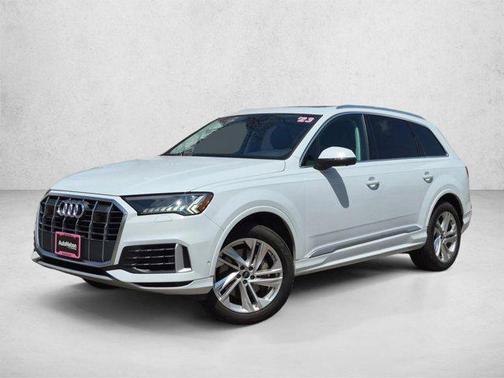 White 2023 Audi Q7 55 Premium Plus
