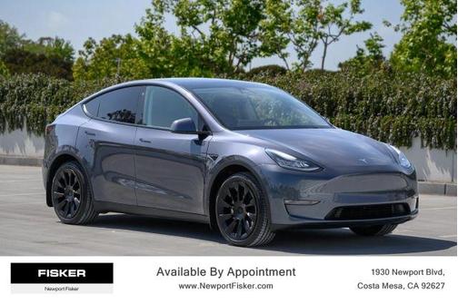 Gray 2021 Tesla Model Y Long Range