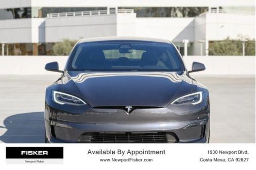 Gray 2021 Tesla Model S Plaid