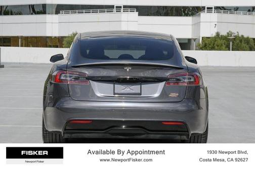 Gray 2021 Tesla Model S Plaid