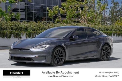 Gray 2021 Tesla Model S Plaid