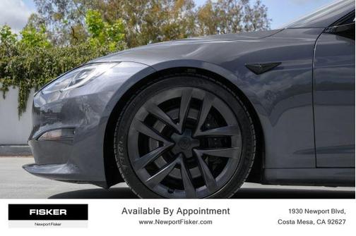 Gray 2021 Tesla Model S Plaid