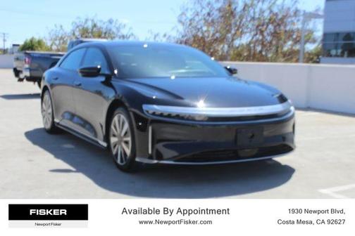 Black 2024 Lucid Air Touring