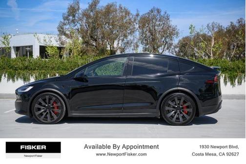 Black 2023 Tesla Model X Plaid