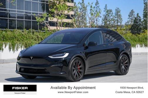 Black 2023 Tesla Model X Plaid