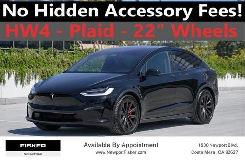 Black 2023 Tesla Model X Plaid