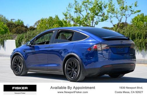 Blue 2020 Tesla Model X Long Range Plus