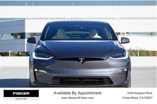 Gray 2022 Tesla Model X Plaid