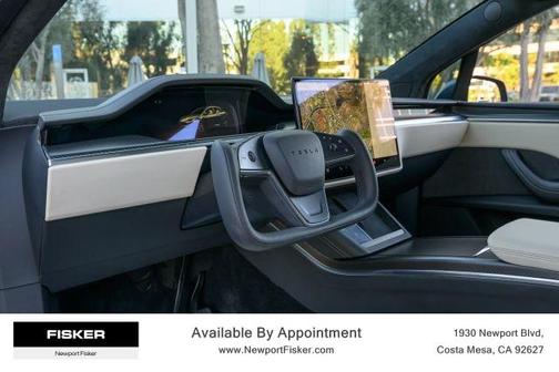 Gray 2022 Tesla Model X Plaid