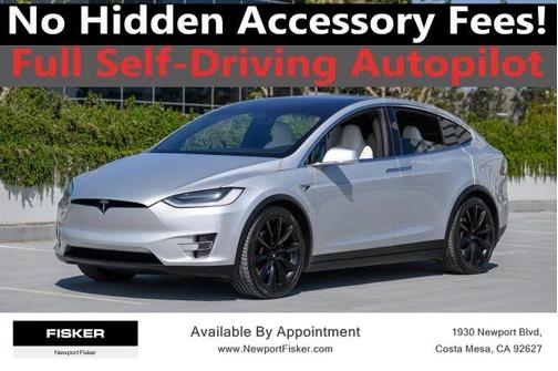 Silver 2018 Tesla Model X 75D