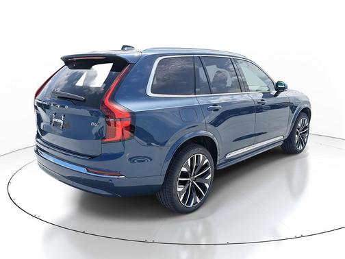 Denim Blue Metallic 2026 Volvo XC90 Plus, B6 AWD Gas (mild hybrid), Gasoline, Bright, 7 Seats