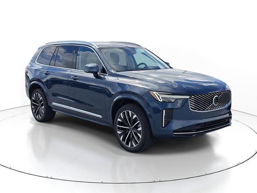 Denim Blue Metallic 2026 Volvo XC90 Ultra, B6 AWD Gas (mild hybrid), Gasoline, Bright, 7 Seats