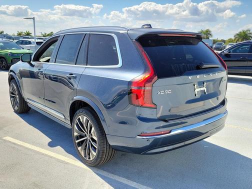 Denim Blue Metallic 2026 Volvo XC90 Plus, B6 AWD Gas (mild hybrid), Gasoline, Bright, 7 Seats