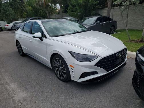 Serenity White 2023 Hyundai SONATA Limited