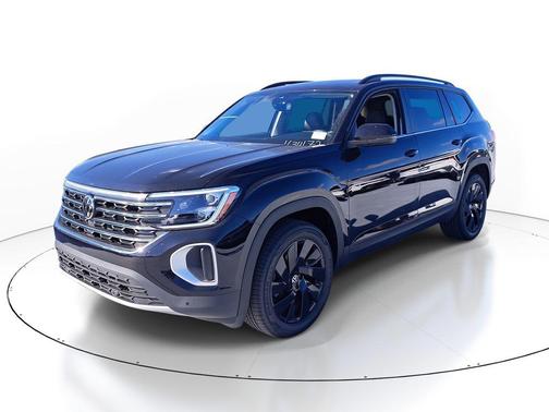 deep black pearl 2026 Volkswagen Atlas 2.0T SE w/Technology