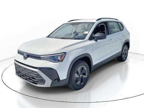 Pure White 2026 Volkswagen Taos S