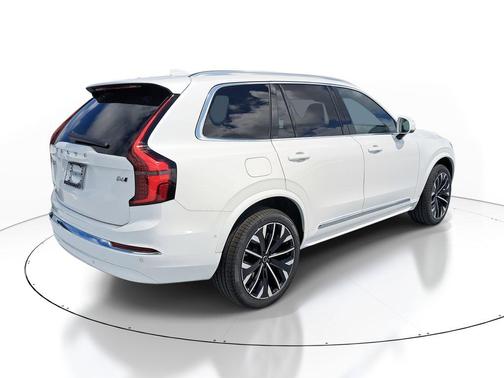 Crystal White Pearl 2026 Volvo XC90 Ultra, B6 AWD Gas (mild hybrid), Gasoline, Bright, 7 Seats