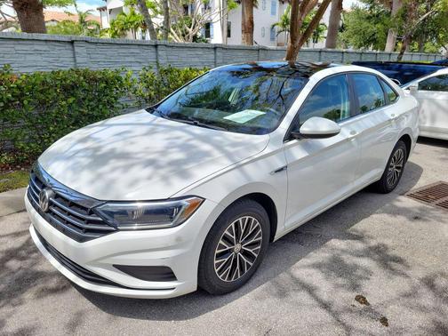 Pure White 2019 Volkswagen Jetta 1.4T SEL