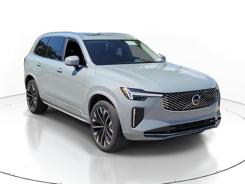 Vapour Grey Metallic 2026 Volvo XC90 Plus, B5 AWD Gas (mild hybrid), Gasoline, Bright, 7 Seats
