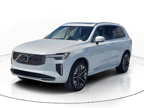 Crystal White Pearl 2026 Volvo XC90 Ultra, B6 AWD Gas (mild hybrid), Gasoline, Bright, 6 Seats