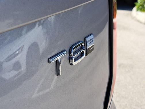 Aurora Silver 2026 Volvo XC90 Plug-In Hybrid Plus, T8 AWD, Electric/Gasoline, Bright, 7 Seats