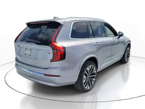 Aurora Silver 2026 Volvo XC90 Plus, B6 AWD Gas (mild hybrid), Gasoline, Bright, 7 Seats
