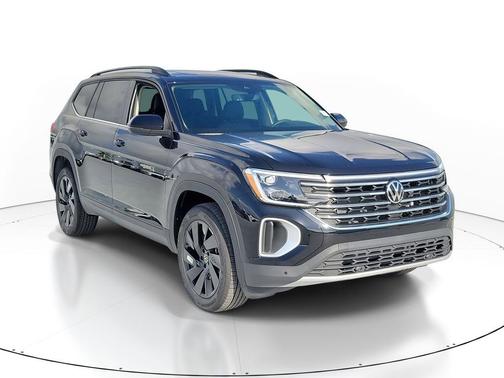 deep black pearl 2026 Volkswagen Atlas 2.0T SE w/Technology