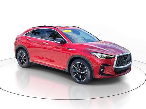 Dynamic Sunstone Red 2022 INFINITI QX55 ESSENTIAL
