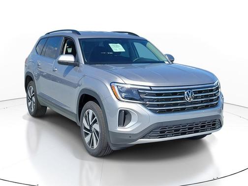silver mist metallic 2026 Volkswagen Atlas 2.0T SE w/Technology