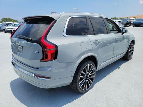 Vapour Grey Metallic 2026 Volvo XC90 Plus, B6 AWD Gas (mild hybrid), Gasoline, Bright, 6 Seats