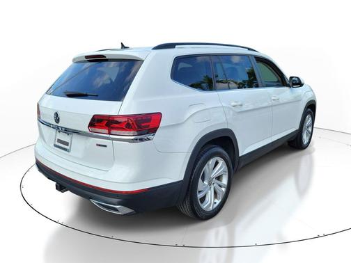 Pure White 2021 Volkswagen Atlas 3.6L SE w/Technology