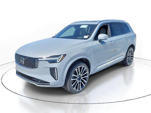 Vapour Grey Metallic 2026 Volvo XC90 Ultra, B6 AWD Gas (mild hybrid), Gasoline, Bright, 7 Seats