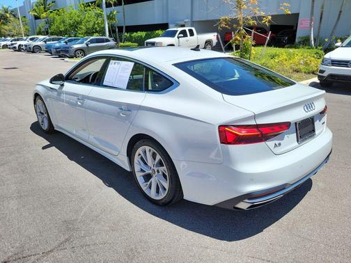 Glacier White Metallic 2021 Audi A5 Sportback Premium Plus