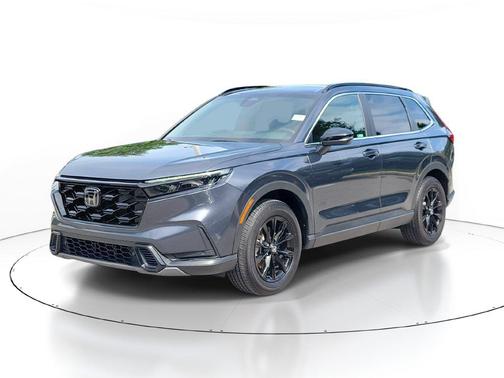 Gray 2025 Honda CR-V Hybrid Sport AWD