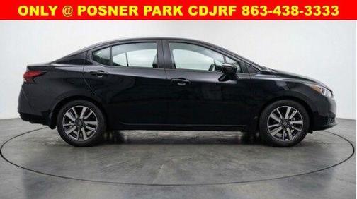 Black 2025 Nissan Versa 1.6 SV