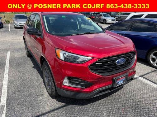 Red Metallic 2023 Ford Edge SEL
