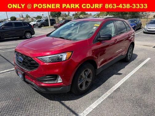 Red Metallic 2023 Ford Edge SEL