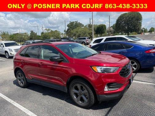 Red Metallic 2023 Ford Edge SEL