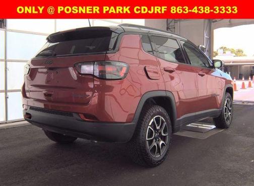 Red 2025 Jeep Compass Trailhawk