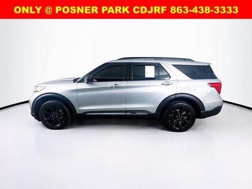 Silver Metallic 2023 Ford Explorer XLT