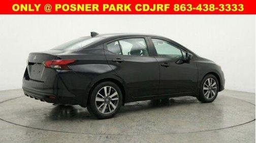 Black 2025 Nissan Versa 1.6 SV
