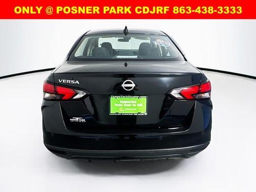 Black 2025 Nissan Versa 1.6 SV