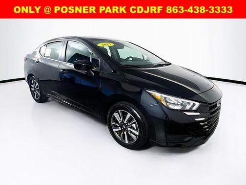 Black 2025 Nissan Versa 1.6 SV